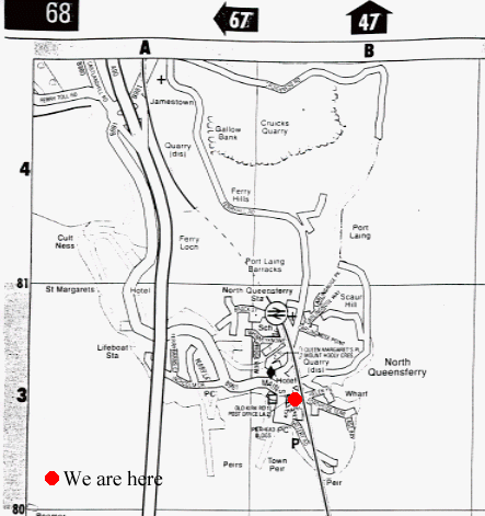 Where we are in North Queensferry